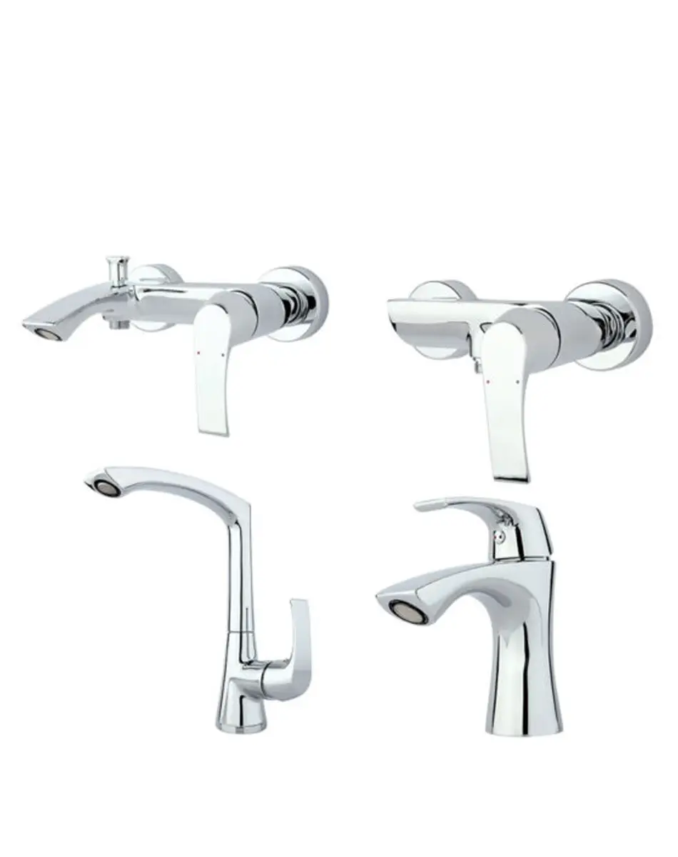 خرید ست شیرآلات راسان مدل لوتوس